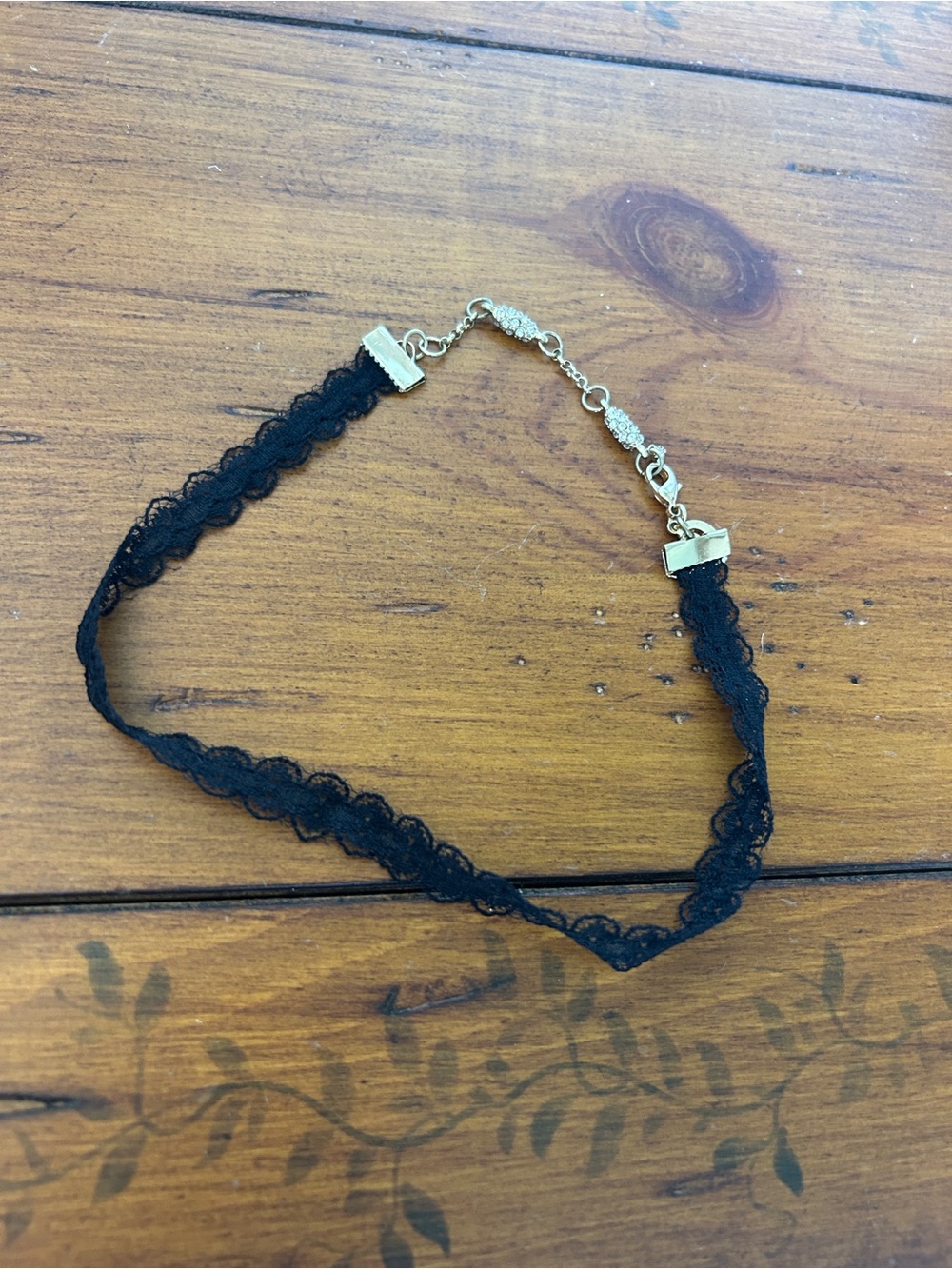 Black Lace Choker Necklace - Unbranded